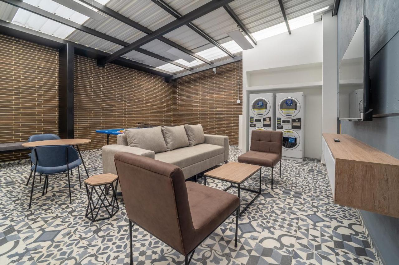 波哥大Cozy Loft In Parque Virrey公寓 外观 照片